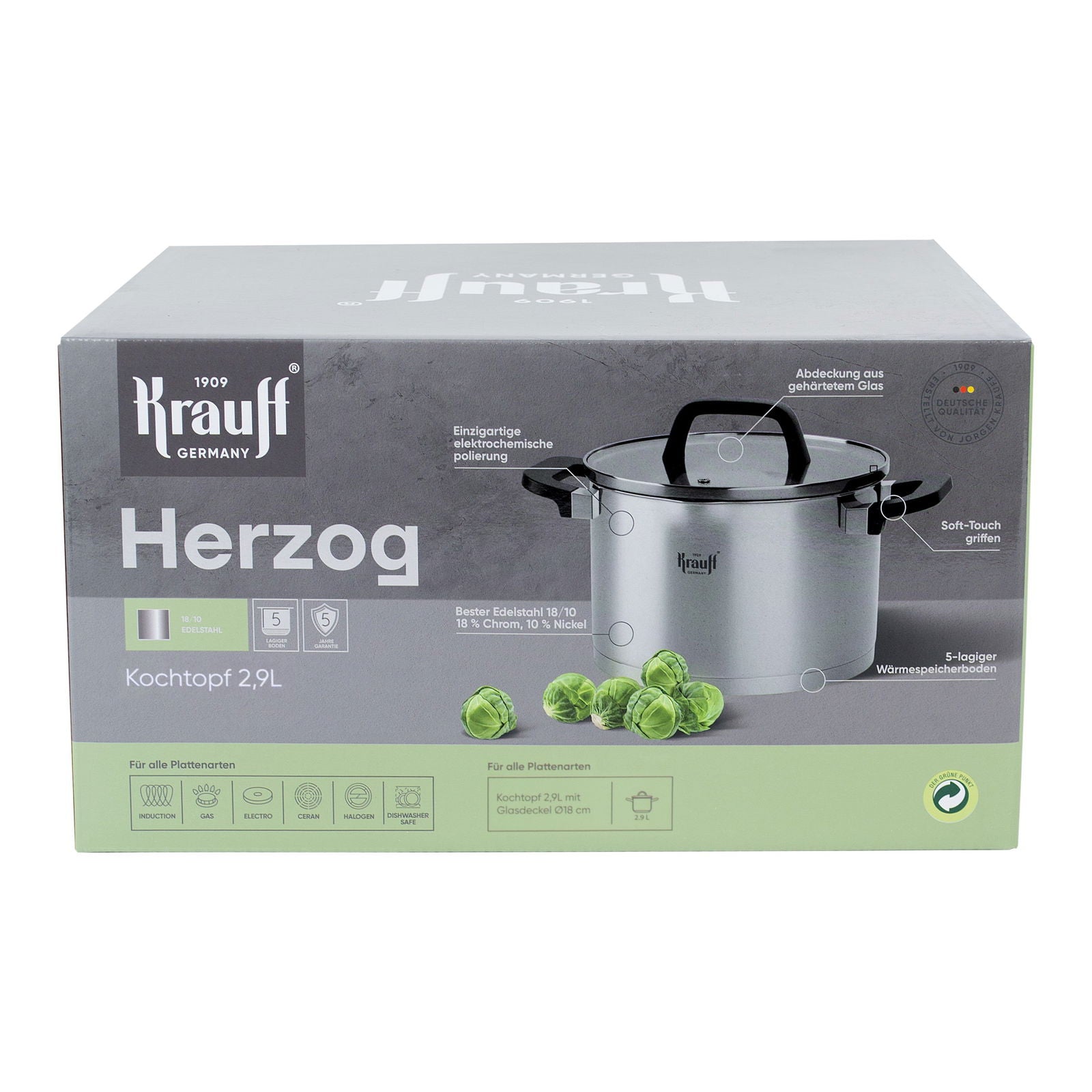 Каструля 2.9 л Herzog - Krauff