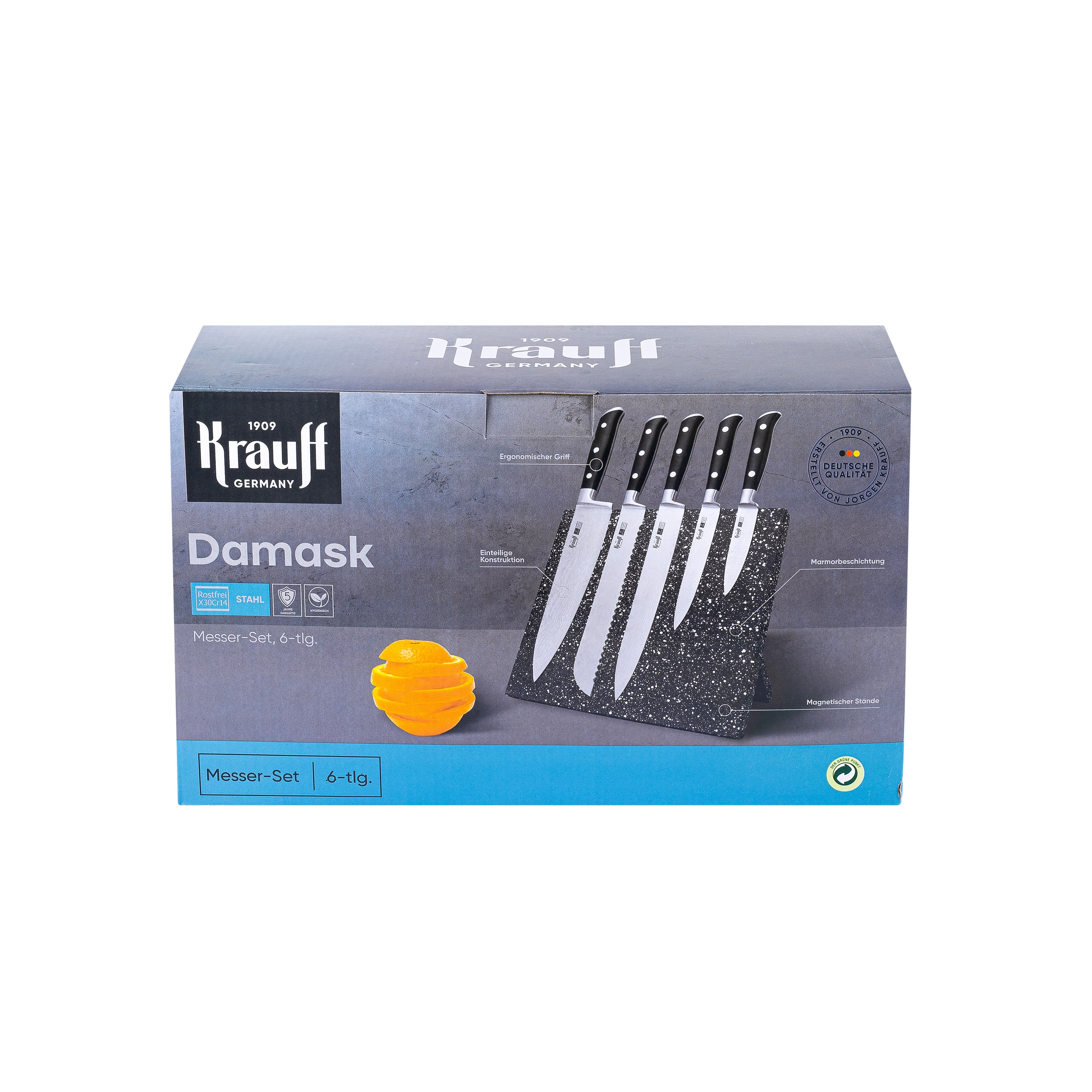 Набір ножів на підставці Damask