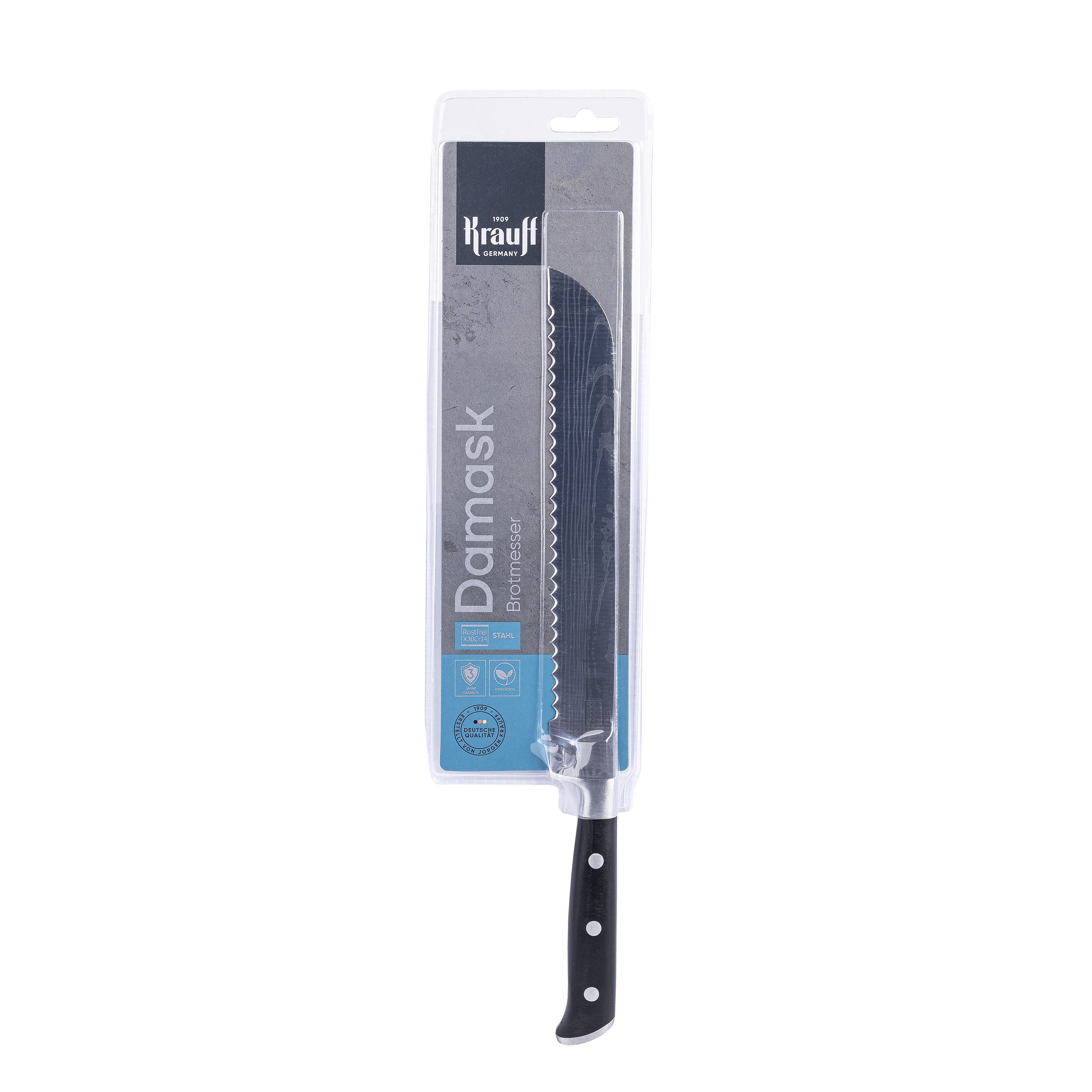 Damask Stern stainless steel bread knife 31.5 cm