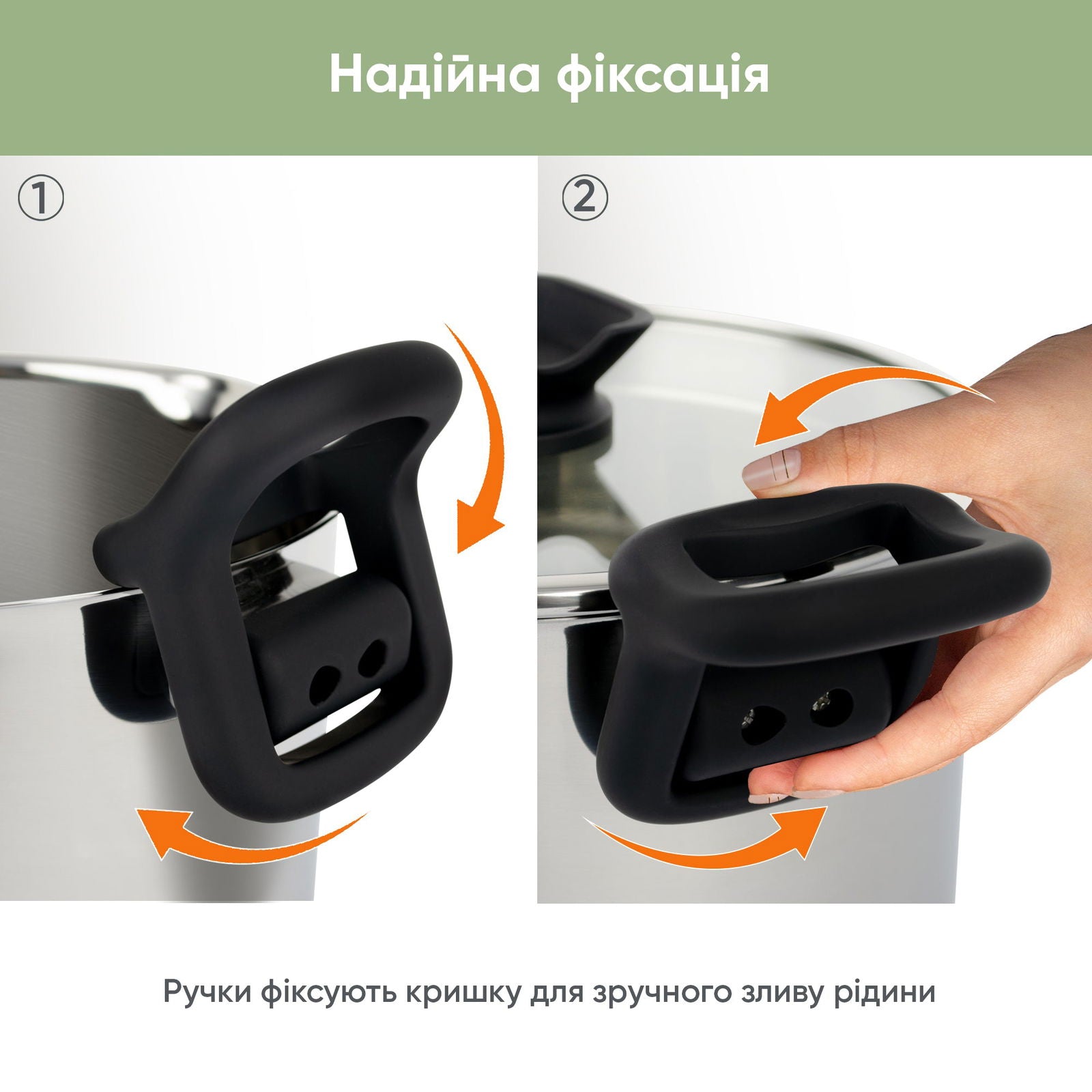 Каструля 6.3 л з кришкою Elegance - Krauff