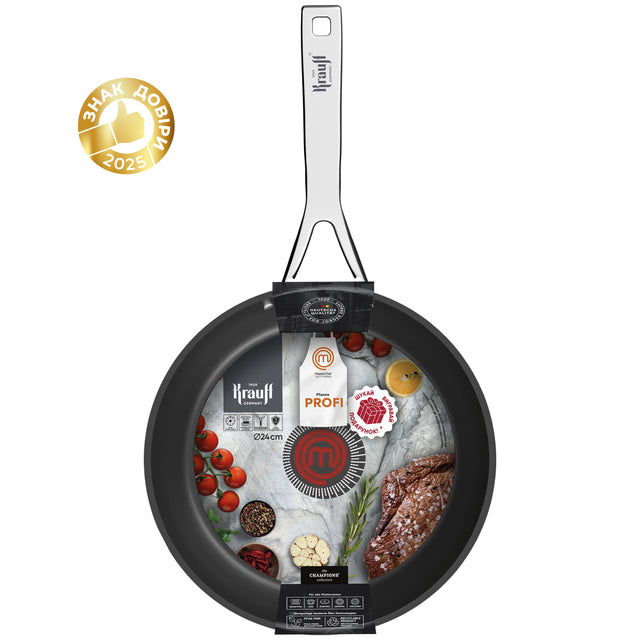 Сковорода универсальная MasterChef 24 см