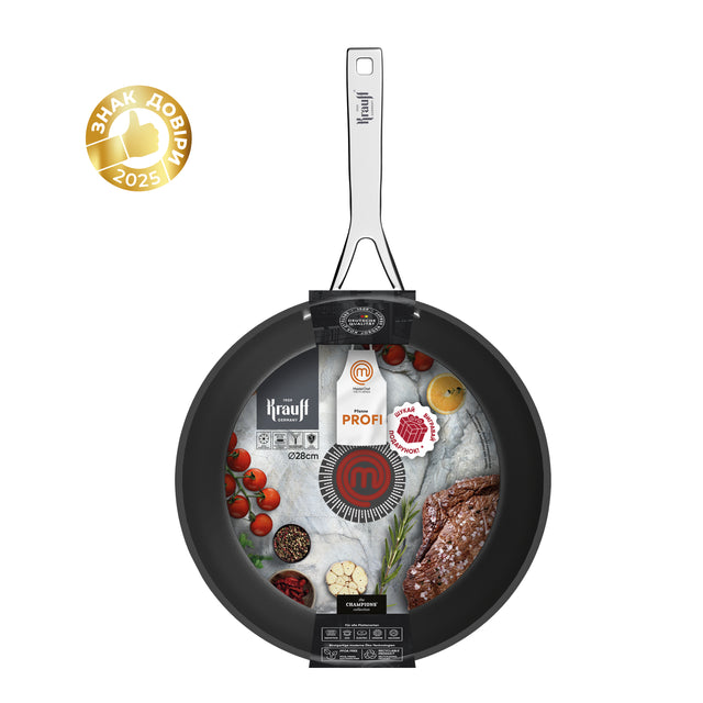 Сковорода універсальна глибока MasterChef 28 см