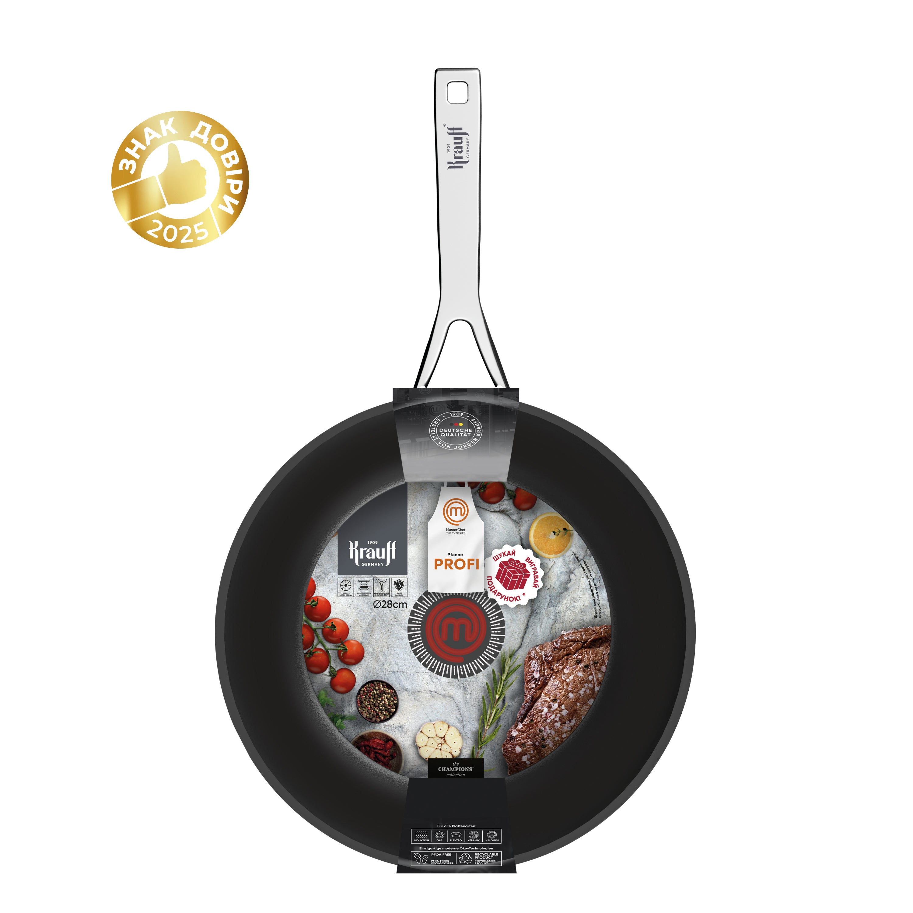 WOK MasterChef Bratpfanne 28 cm