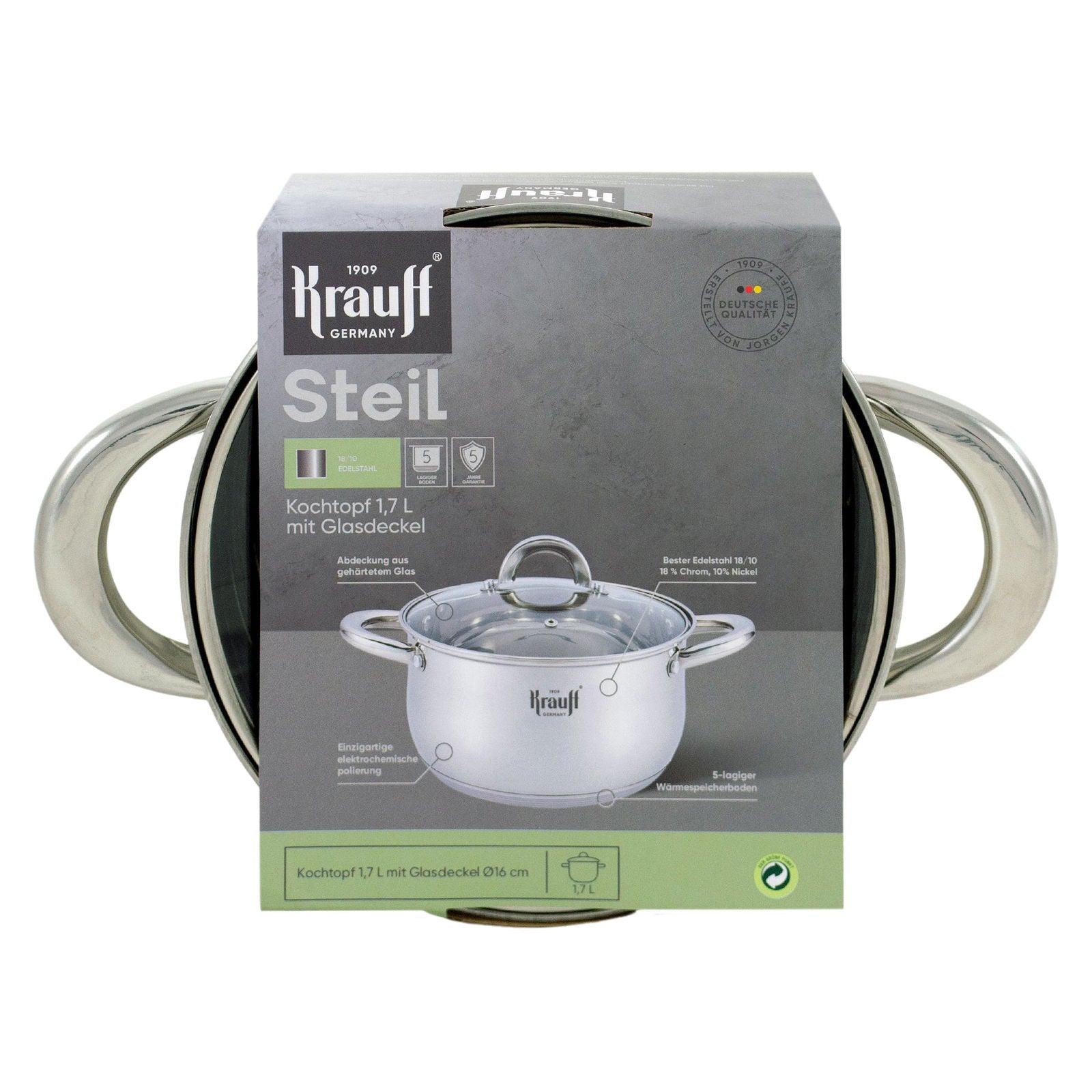 Каструля 1.7 л Steil - Krauff