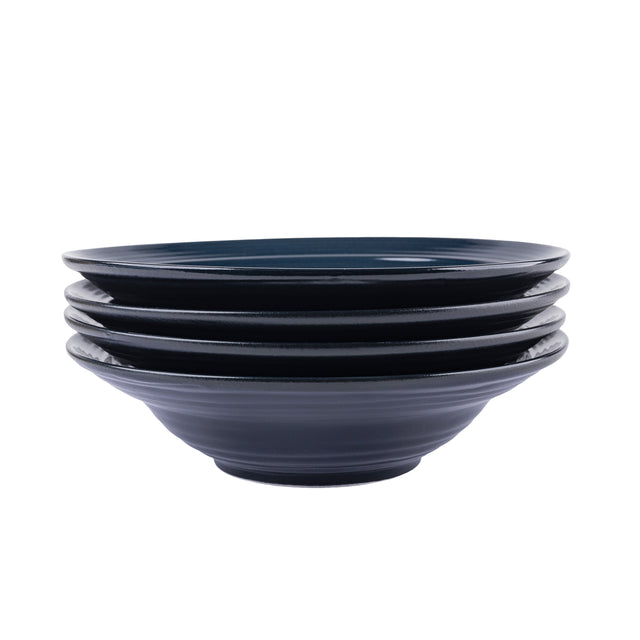 Тарілка супова порцелянова Lucerne Black&Blue 700 мл