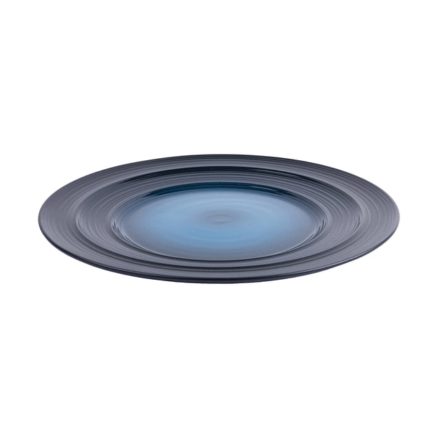 Тарілка обідня порцелянова Lucerne Black&Blue 21,4 см