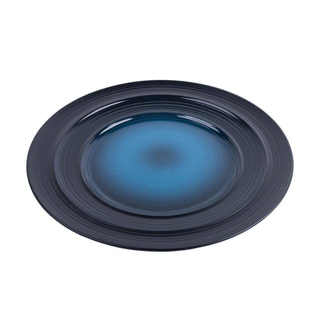 Тарілка обідня порцелянова Lucerne Black&Blue 21,4 см