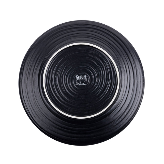 Тарілка обідня порцелянова Lucerne Black&Blue 21,4 см