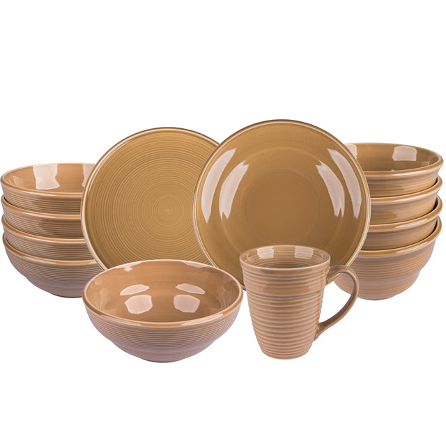 Тарілка супова порцелянова Zen Brown 700 мл