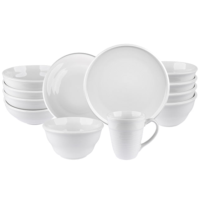 Тарілка десертна порцелянова Zen White 21,5 см