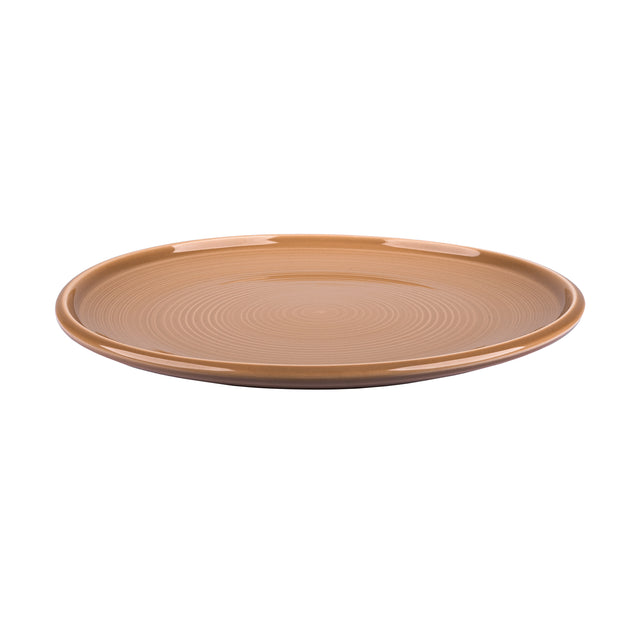 Тарелка десертная фарфоровая Zen Brown 21,5 см 