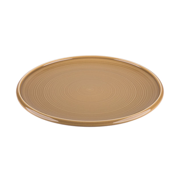 Тарілка підставна порцелянова Zen Brown 25,2 см