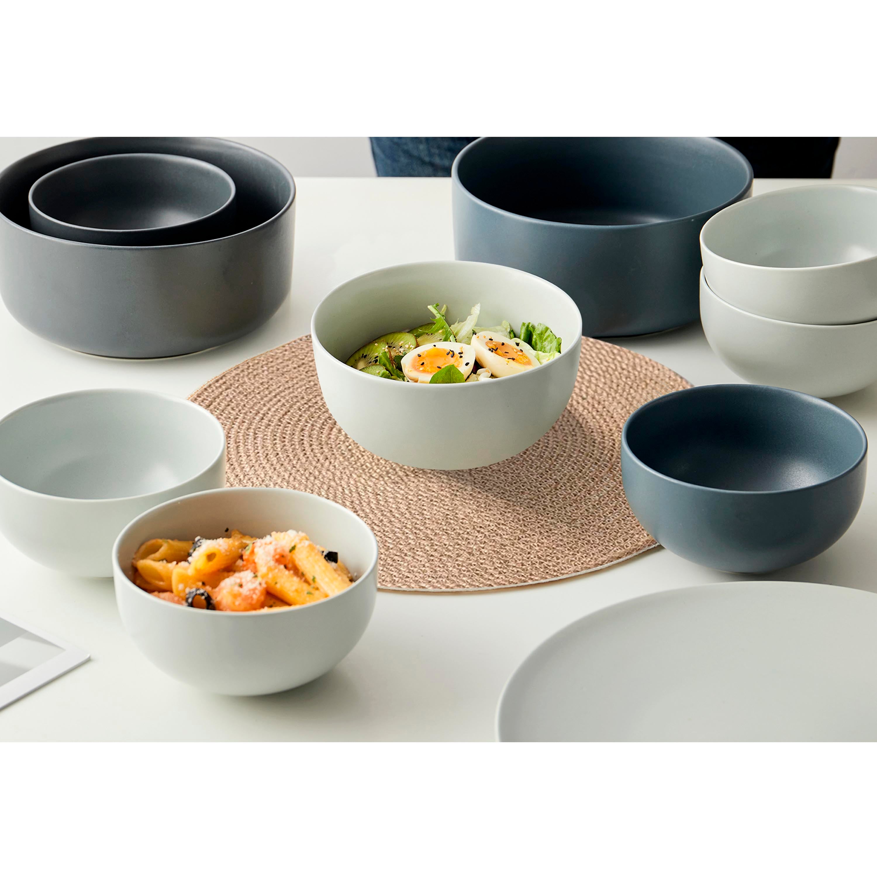 Hattu Gray salad bowl 380 ml