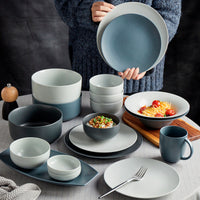 Тарілка обідня порцелянова Hattu Gray 21,5 см