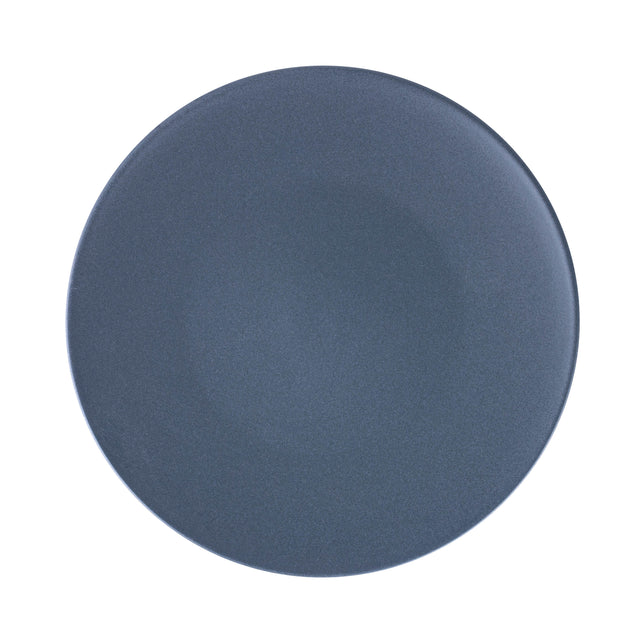 Тарілка обідня порцелянова Hattu Black 21,5 см