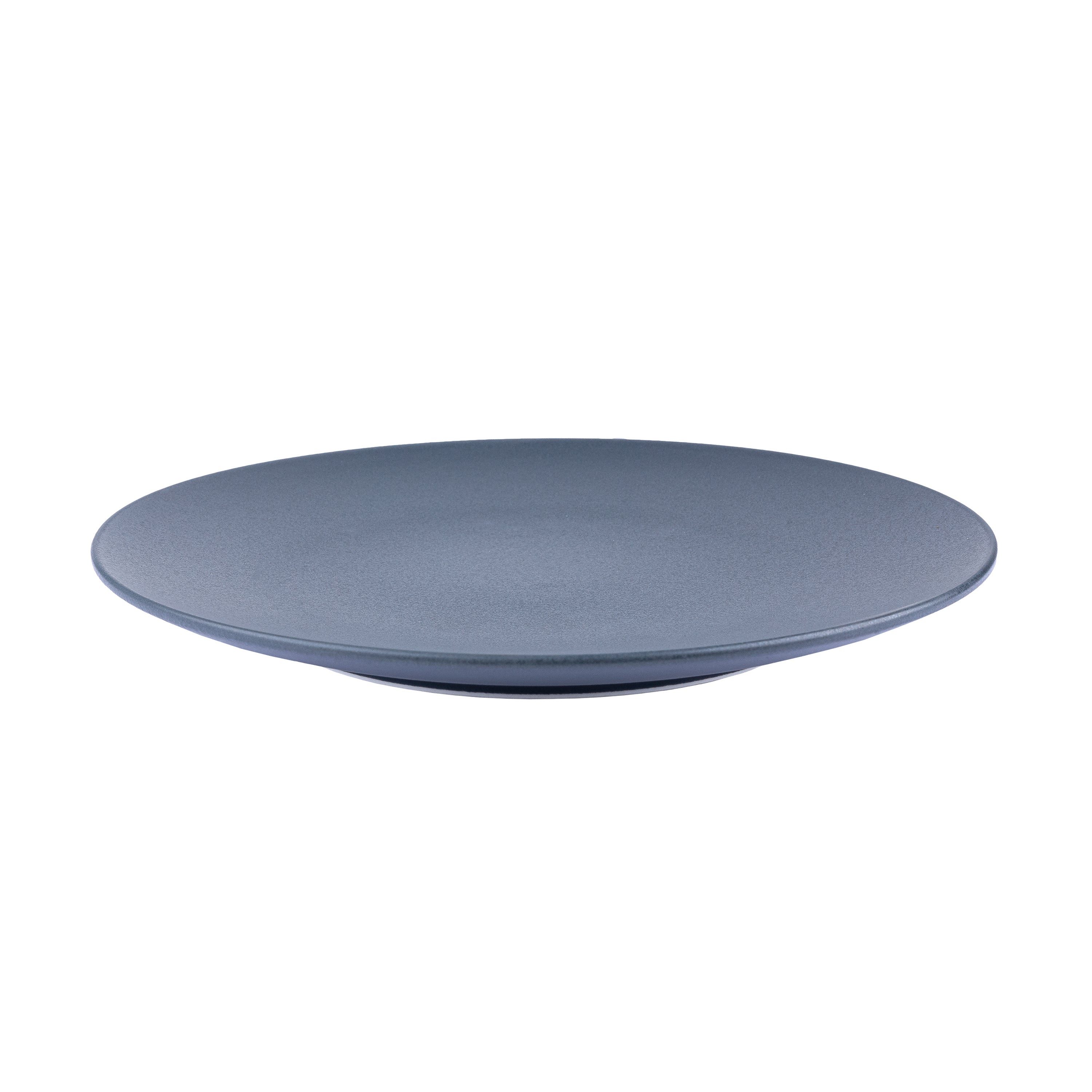 Hattu Schwarzer Beilagenteller 25,5 cm