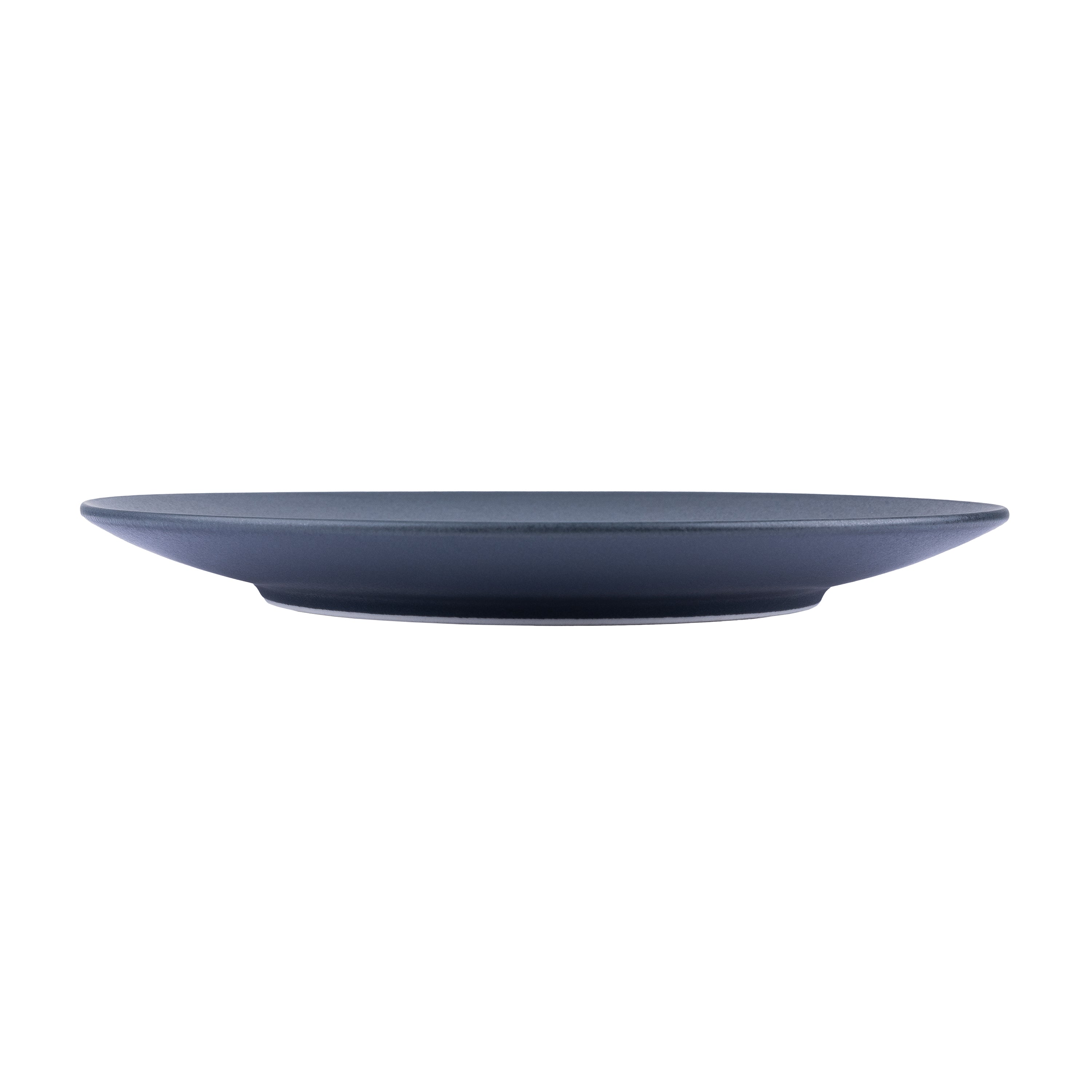 Hattu Schwarzer Beilagenteller 25,5 cm