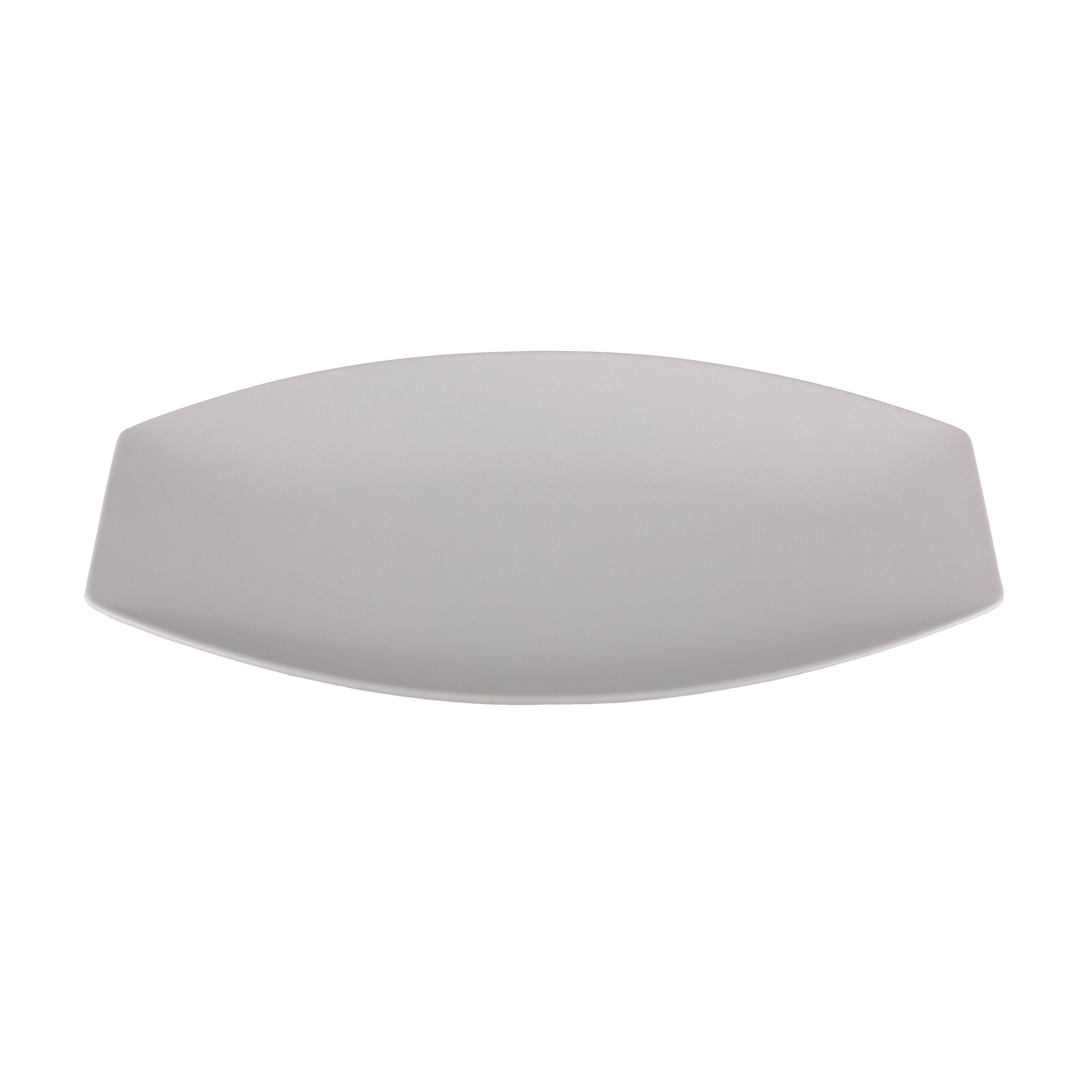 Plate Krauff Hattu White 16x31 cm