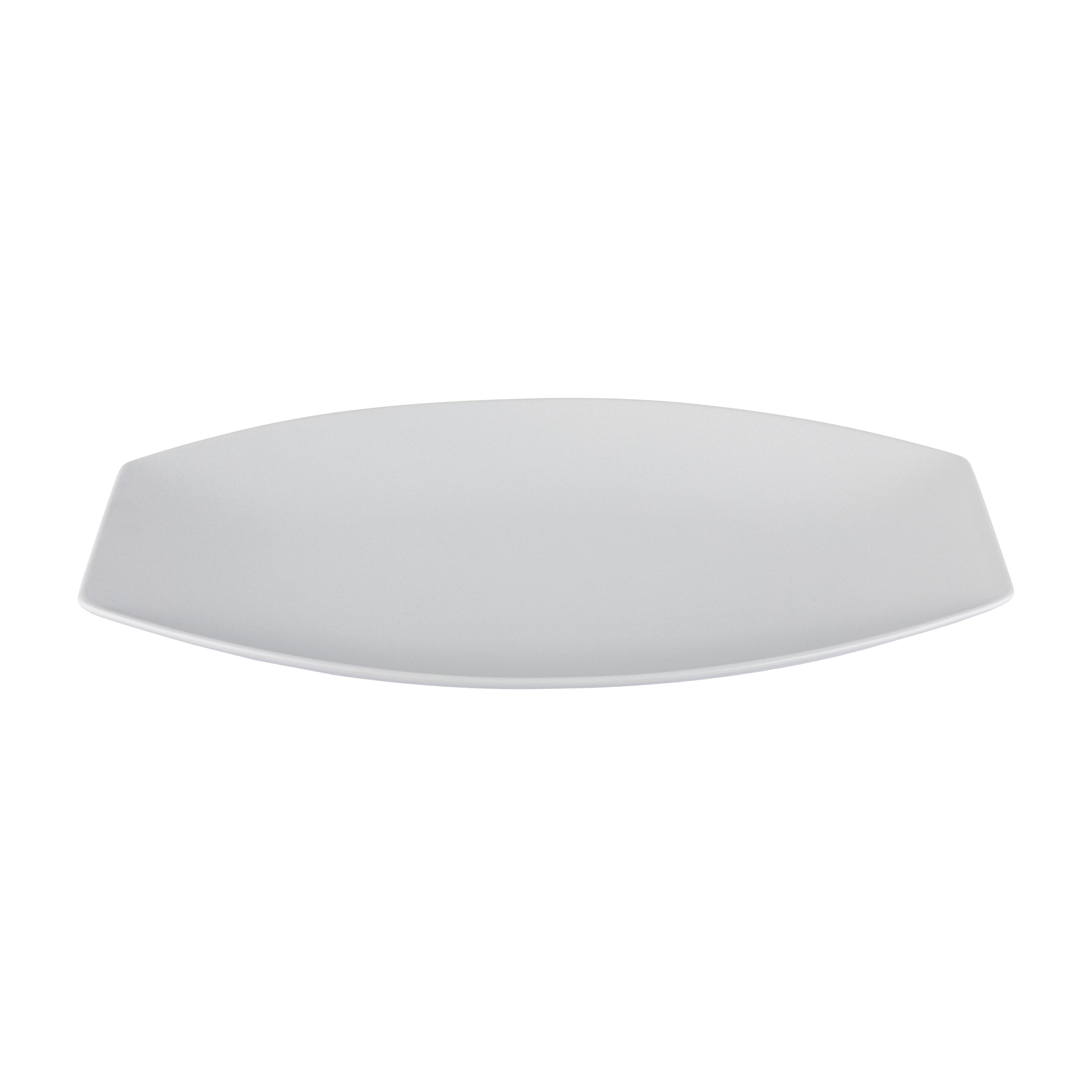 Plate Krauff Hattu White 16x31 cm