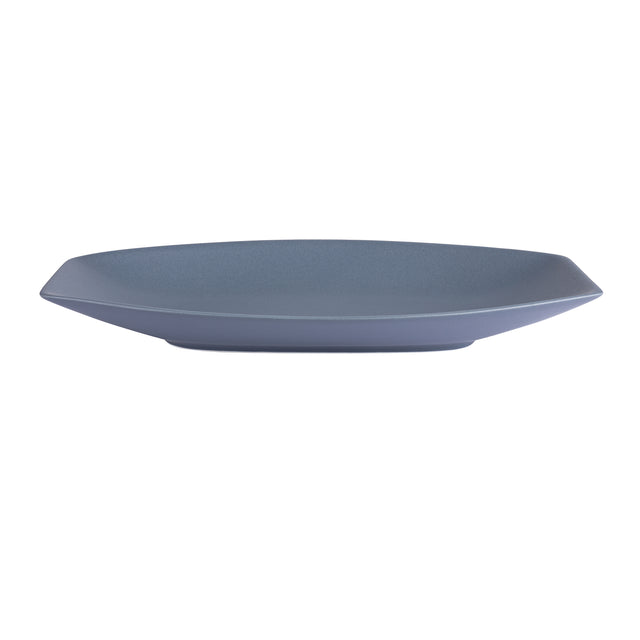 Блюдо фарфоровое Hattu Gray 16х31 см