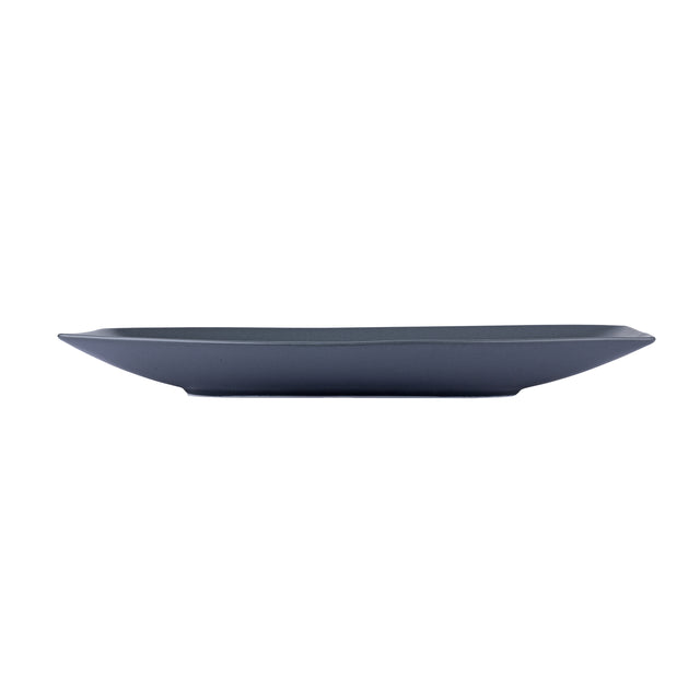 Блюдо фарфоровое Hattu Black 16х31 см