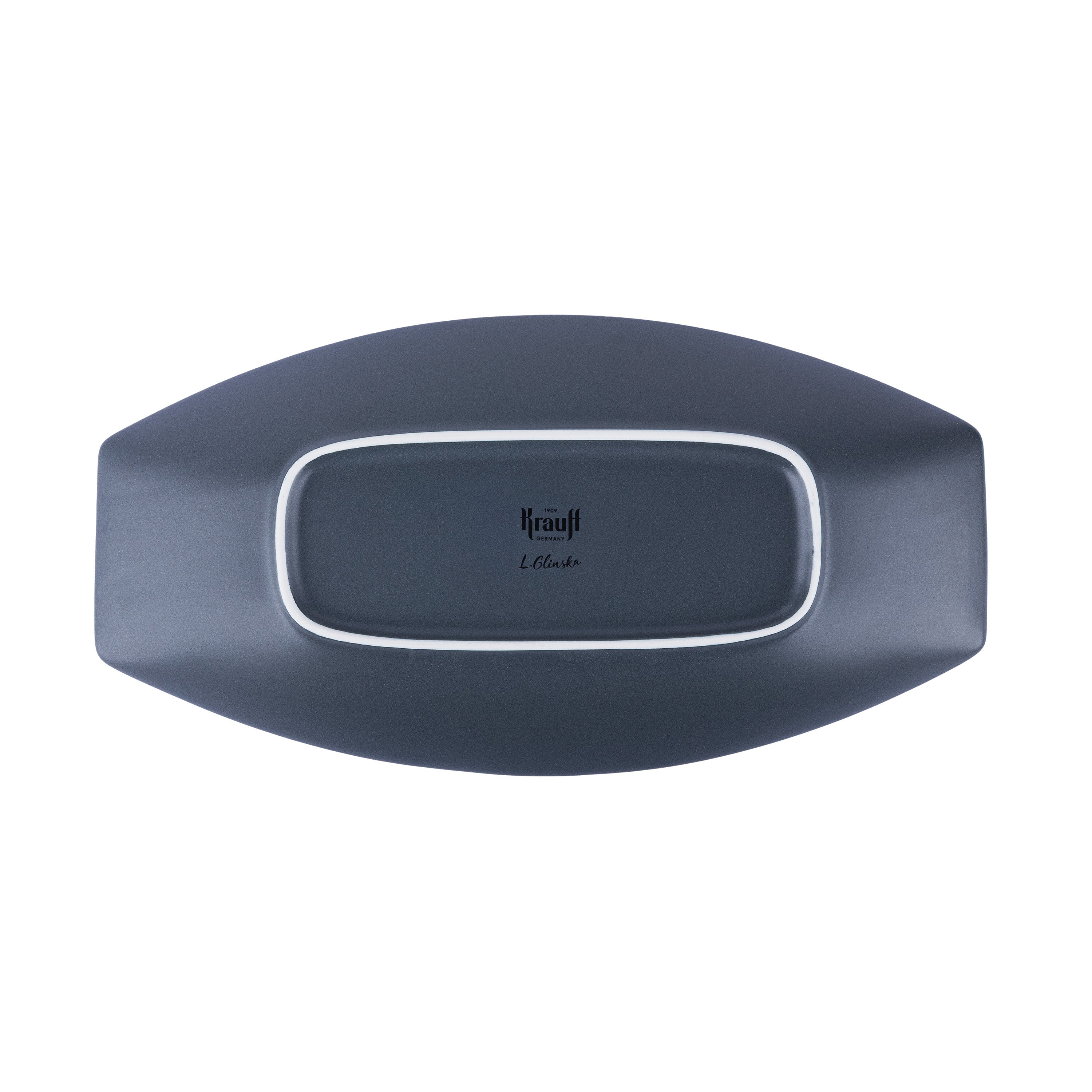 Dish Hattu Black 16x31 cm