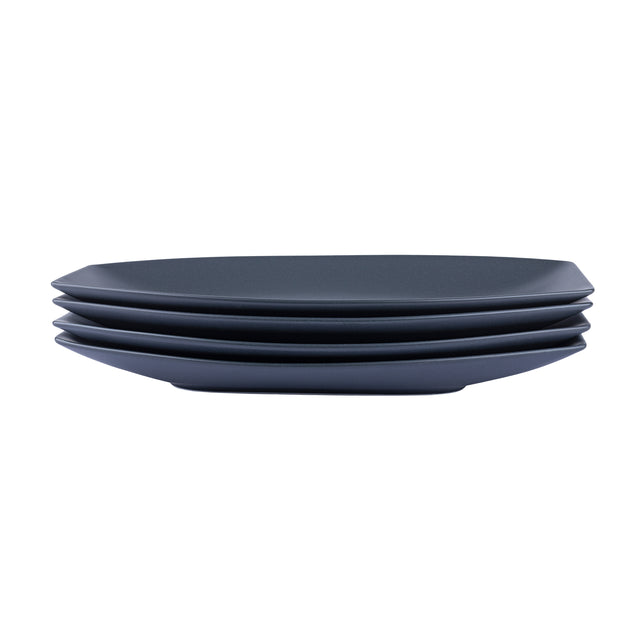 Блюдо фарфоровое Hattu Black 16х31 см