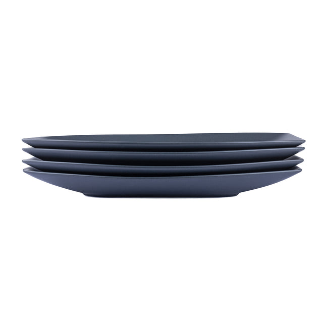 Блюдо фарфоровое Hattu Black 16х31 см