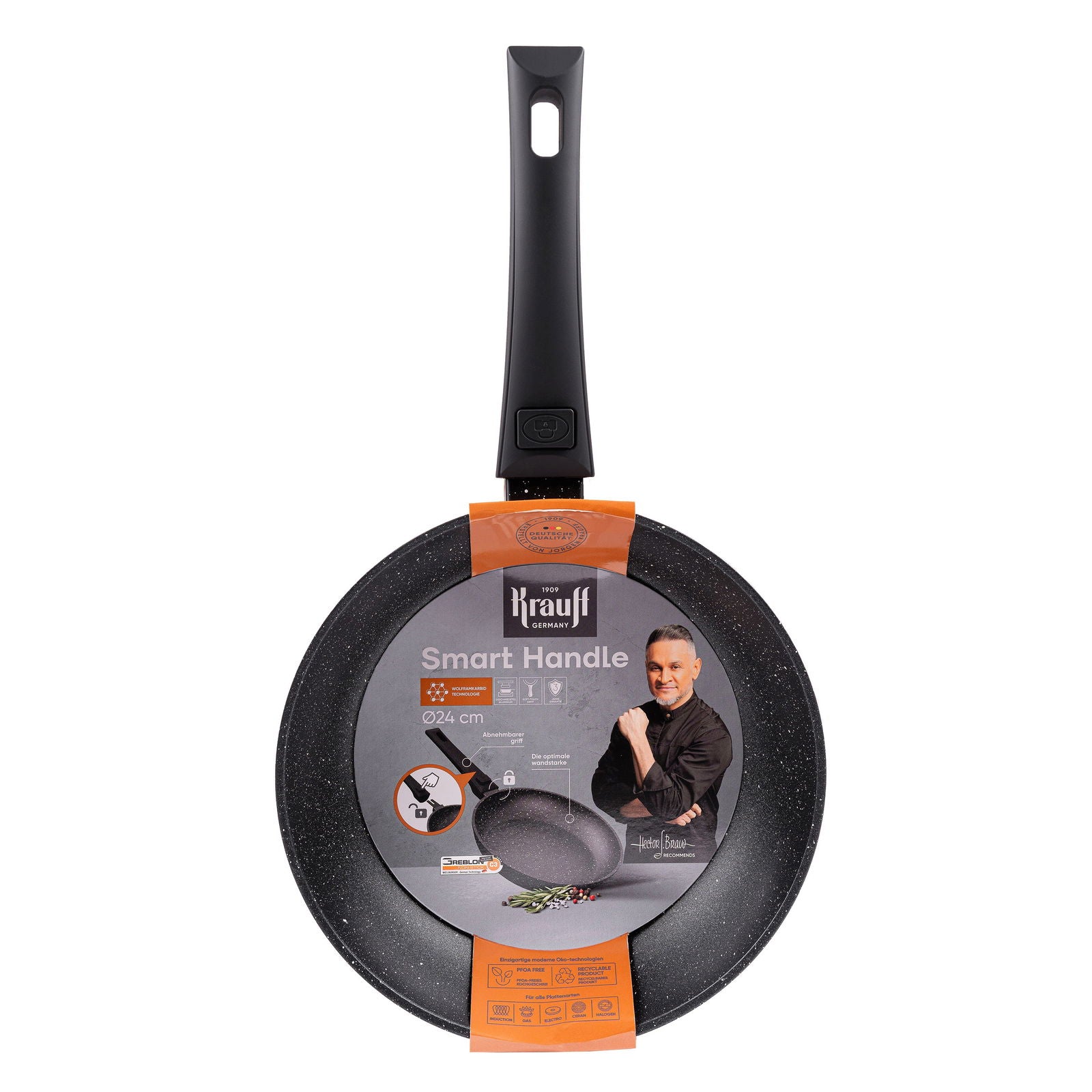 Сковорода універсальна 24 см Smart Handle - Krauff