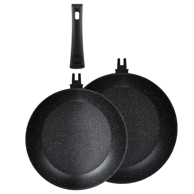 Набор универсальных сковородок 24 и 28 см. Smart Handle 