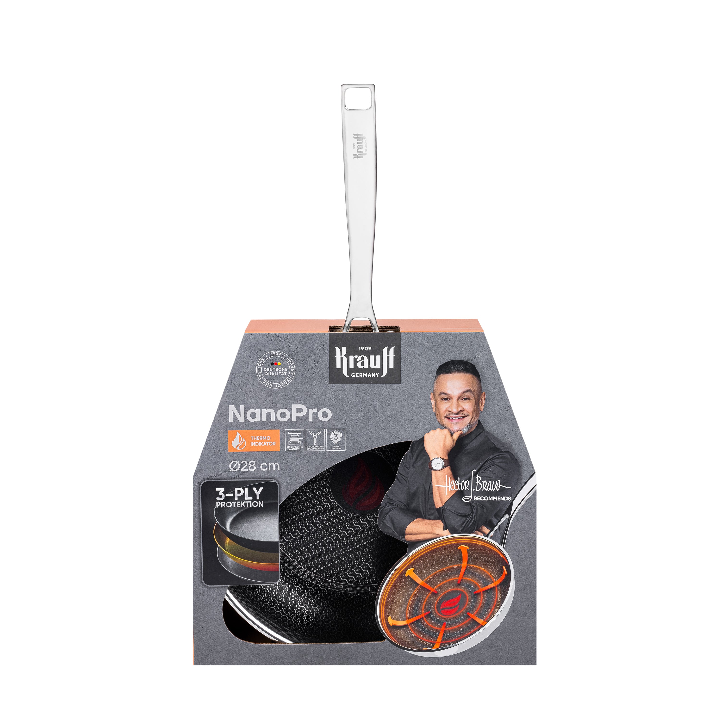 Universal frying pan 28 cm Nano Pro