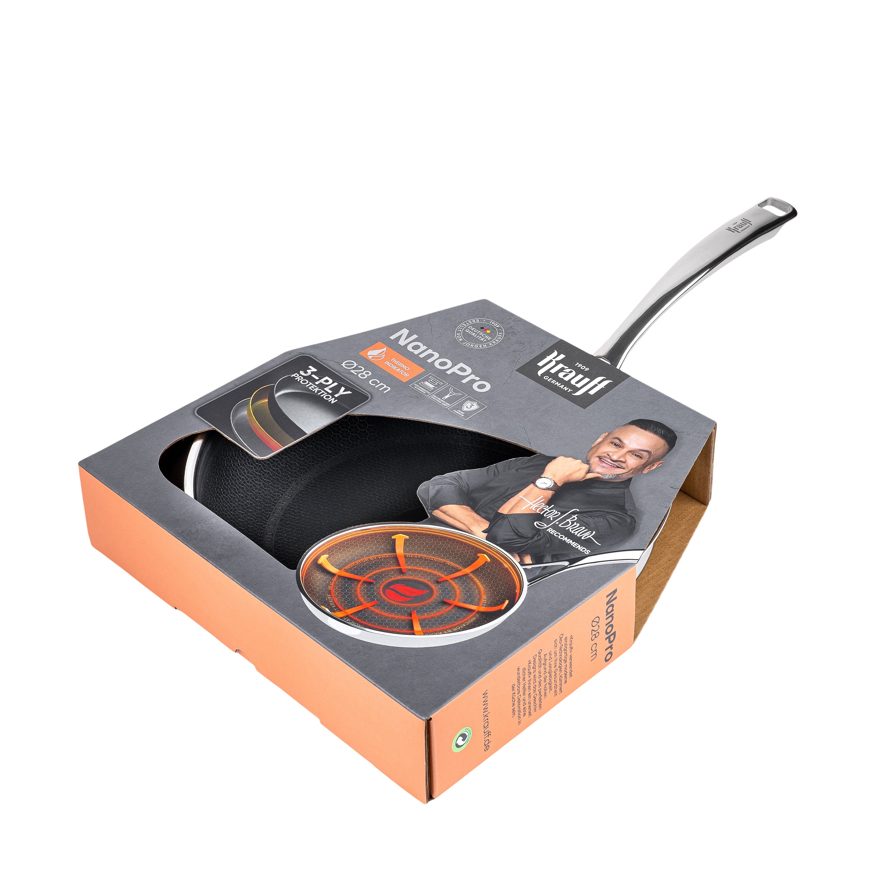 Universal frying pan 28 cm Nano Pro