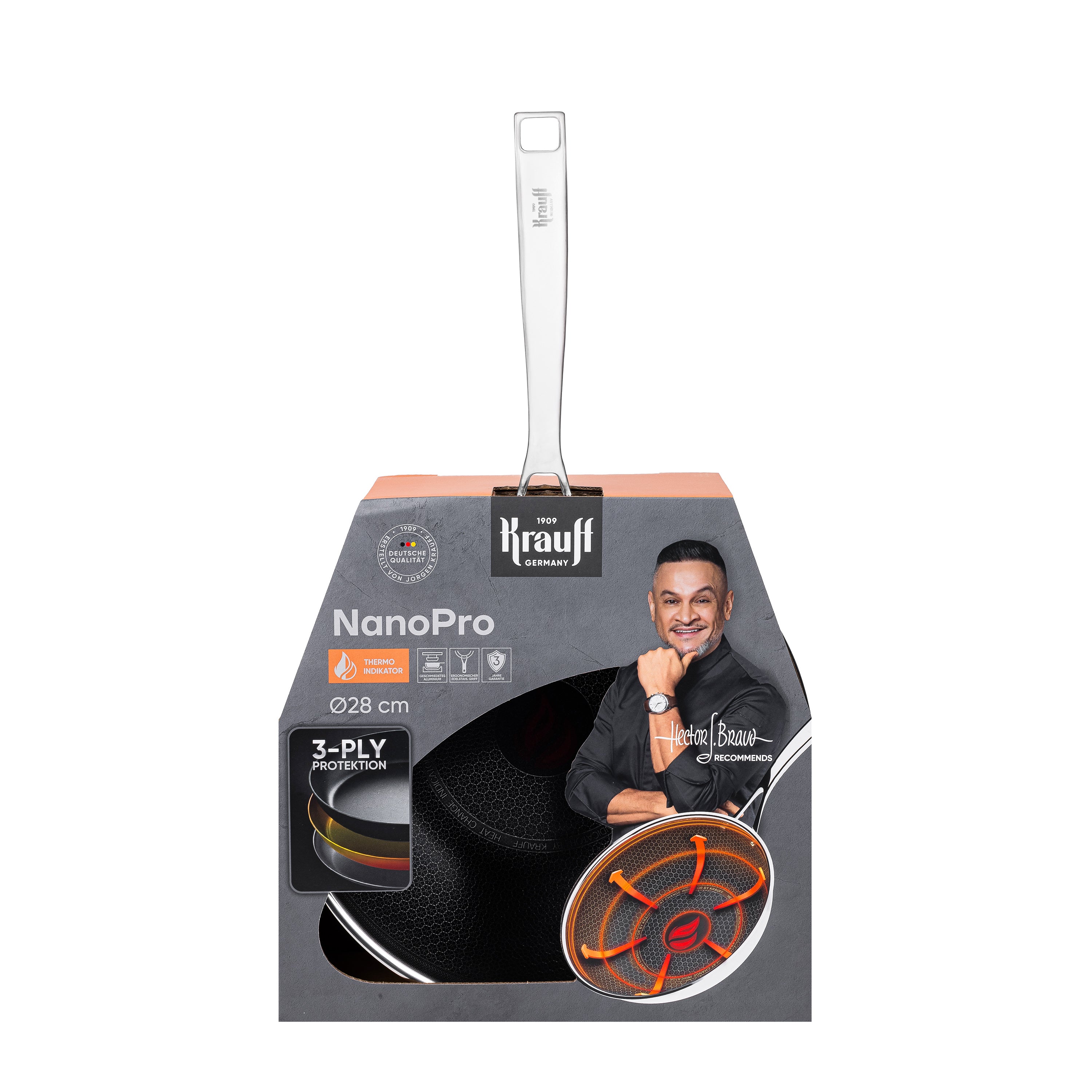 Pfanne WOK 28 cm Nano Pro