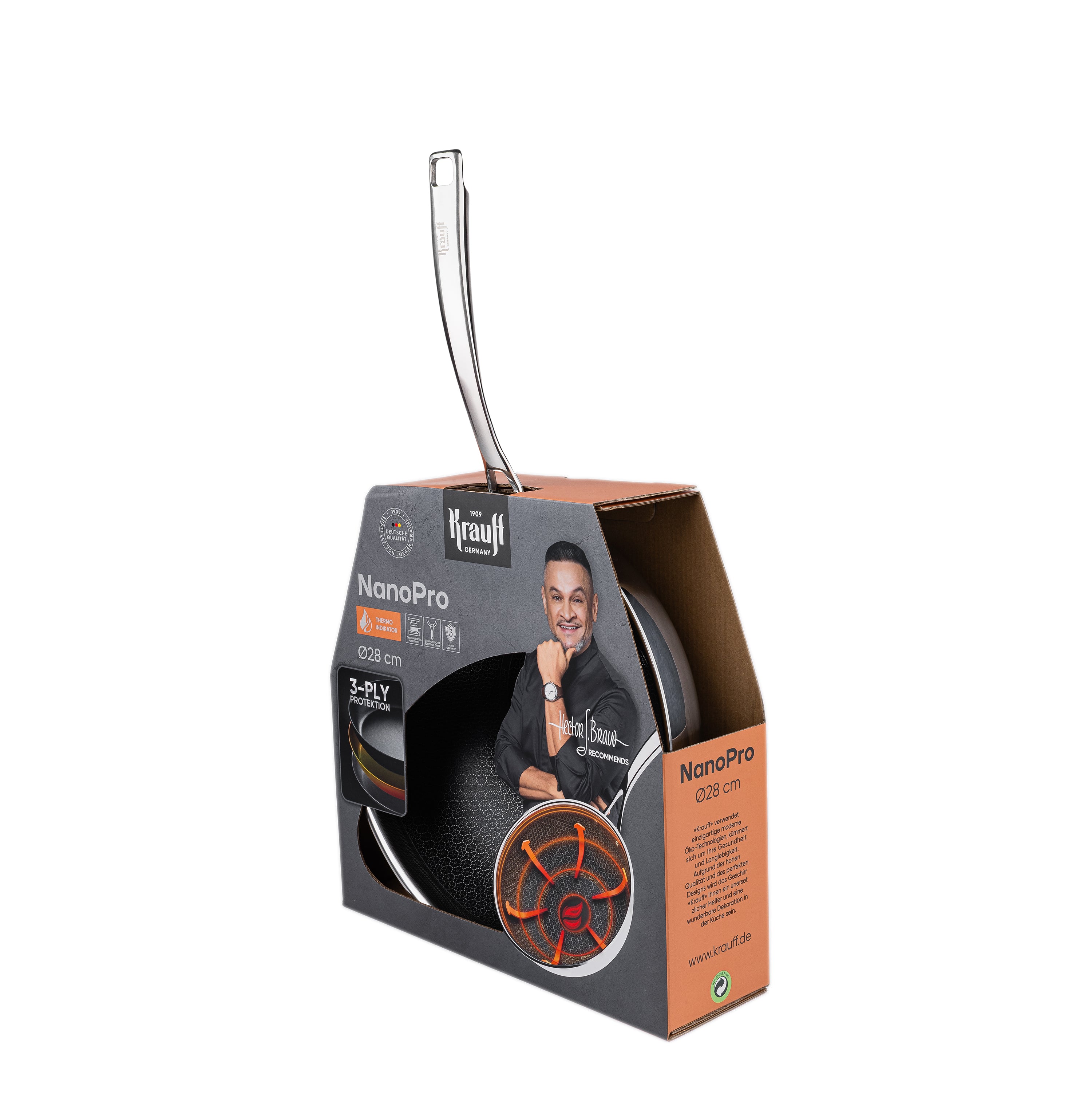 Pfanne WOK 28 cm Nano Pro