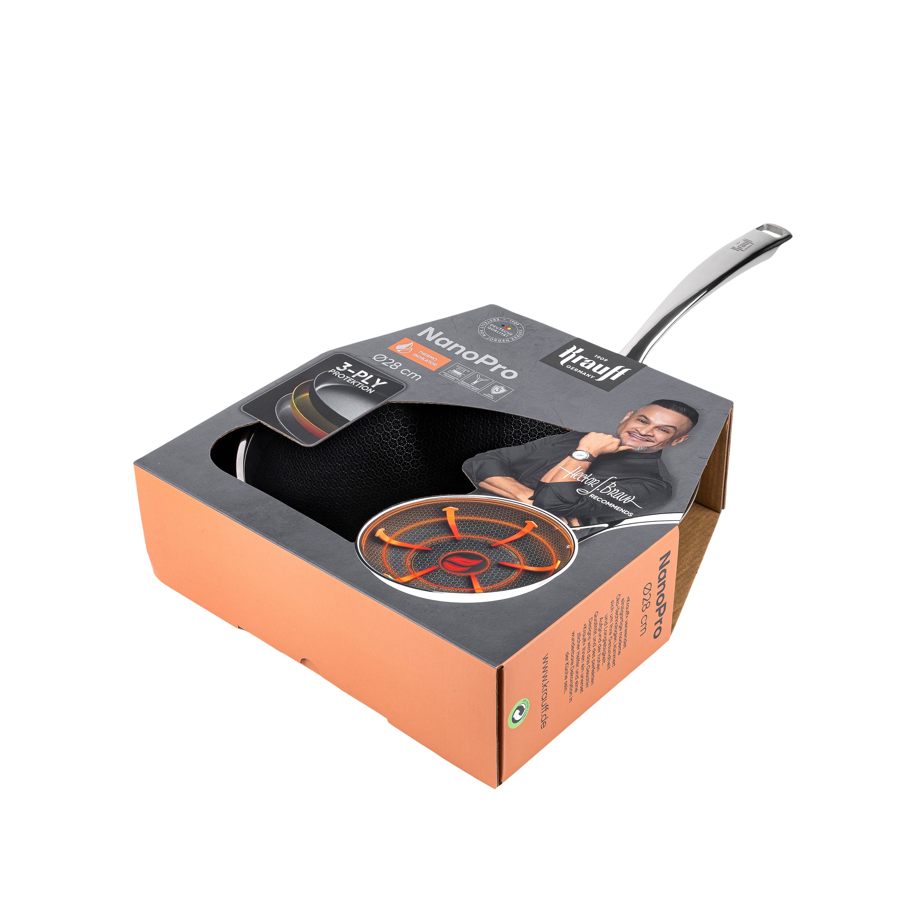 Pfanne WOK 28 cm Nano Pro