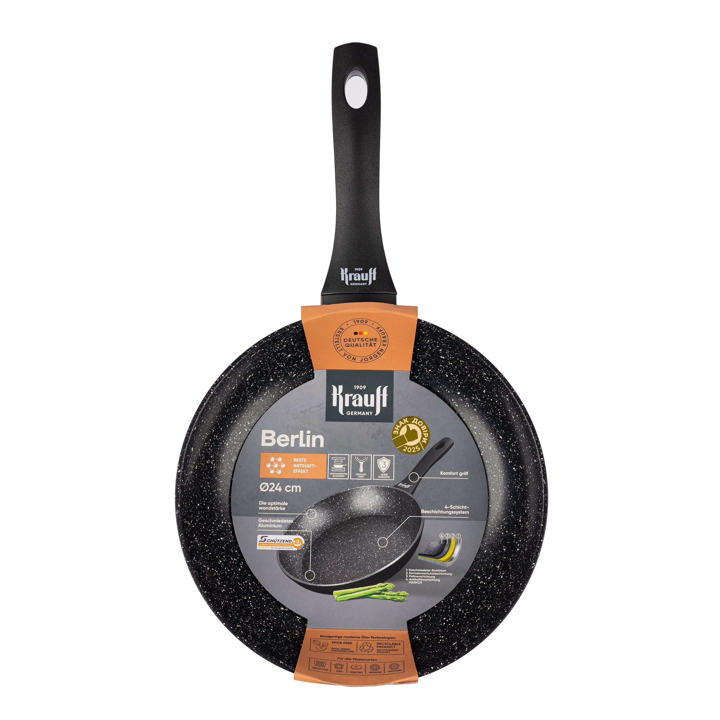 Сковорода універсальна 24 см Berlin