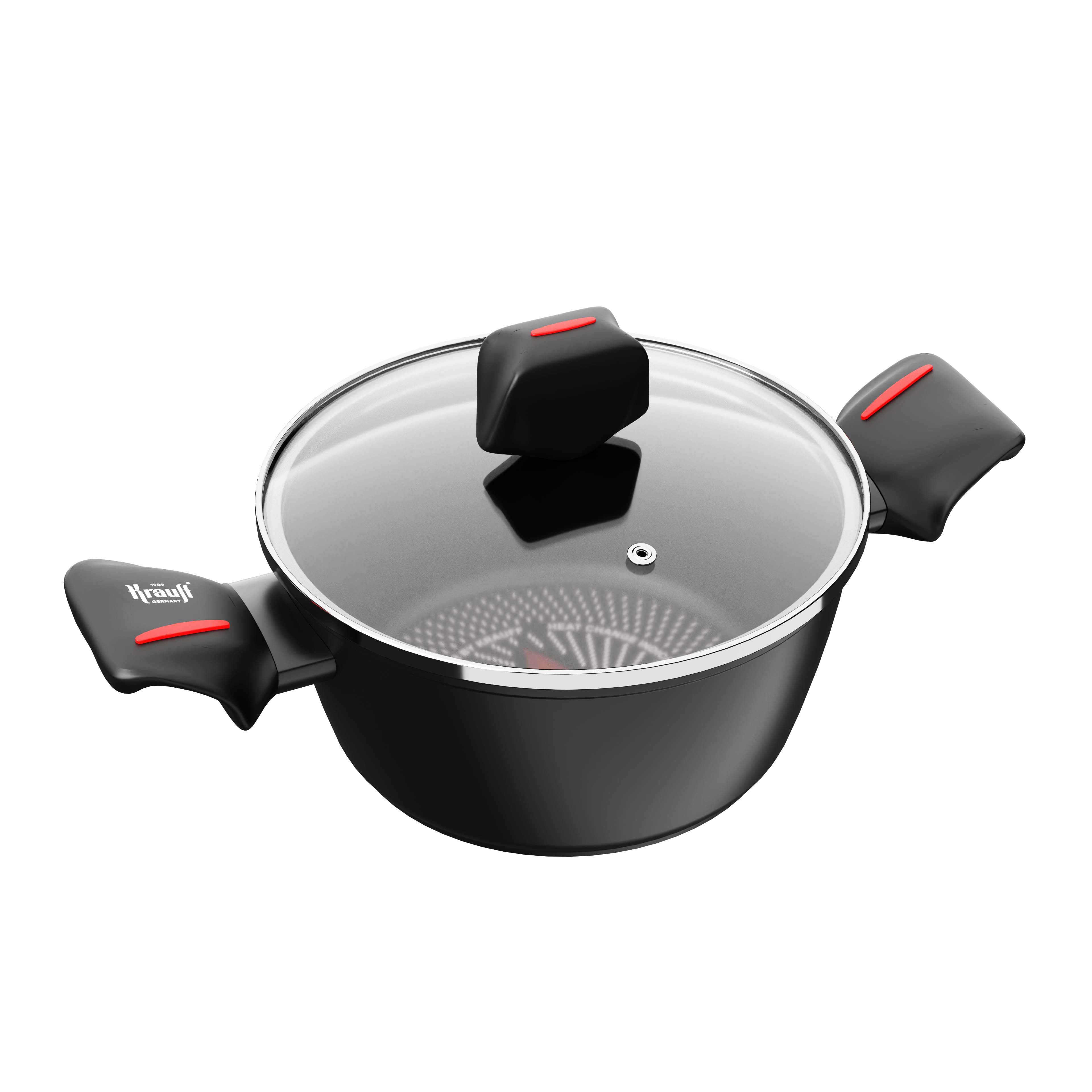 Набір посуду Smart Fry: каструля 2.3 л, каструля 6.6 л, сковорідка 26 см