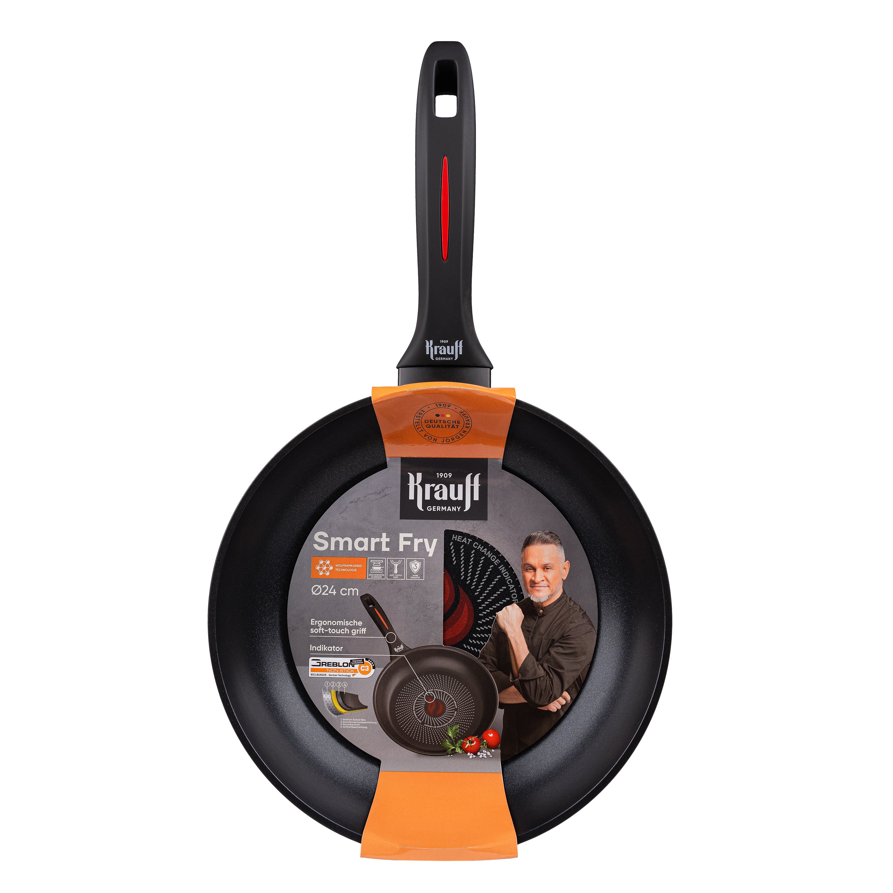 Набір сковорід з універсальною кришкою Smart Fry 24/28 см