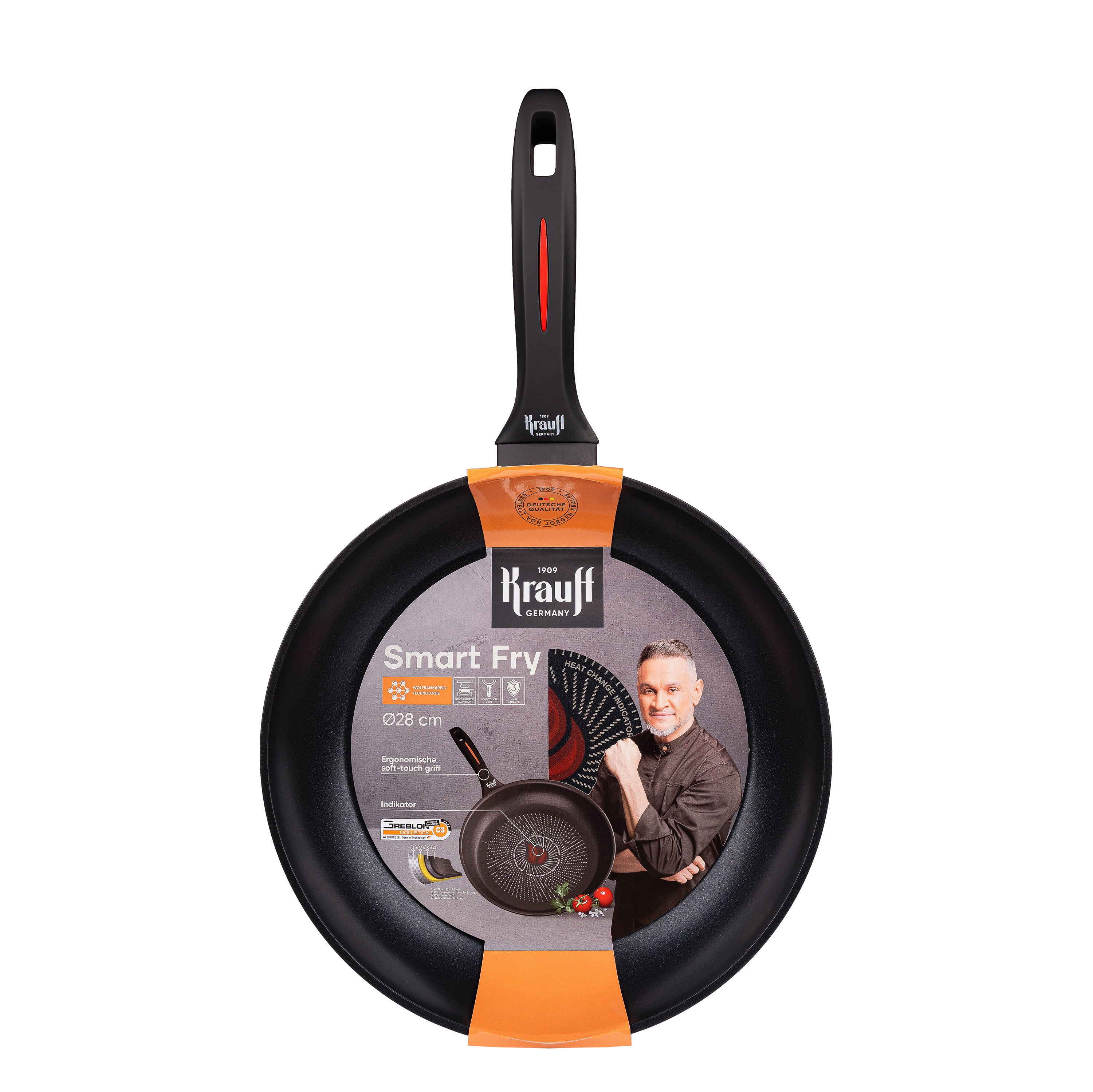 Набір сковорід з універсальною кришкою Smart Fry 24/28 см