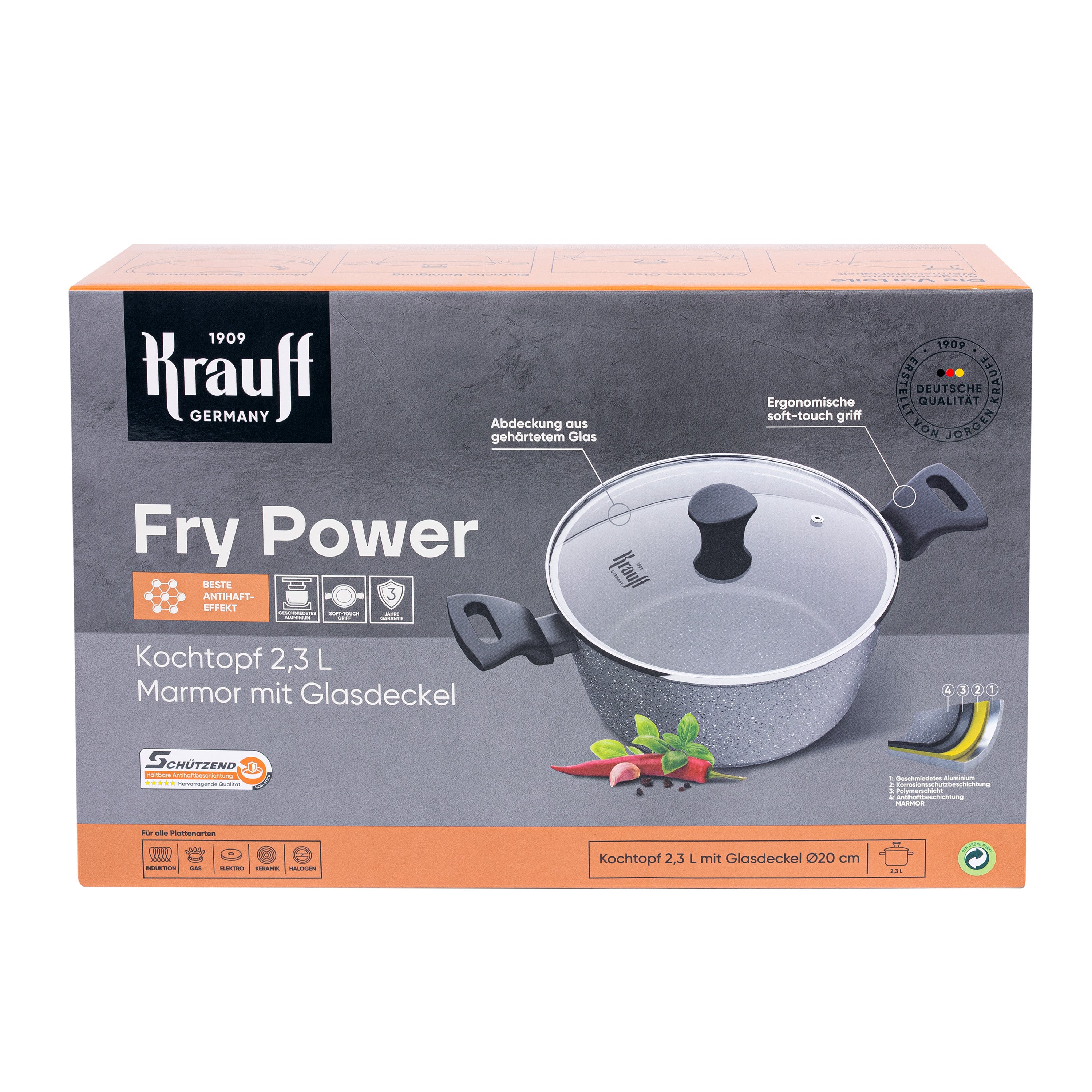 Каструля 2,3 л Fry Power