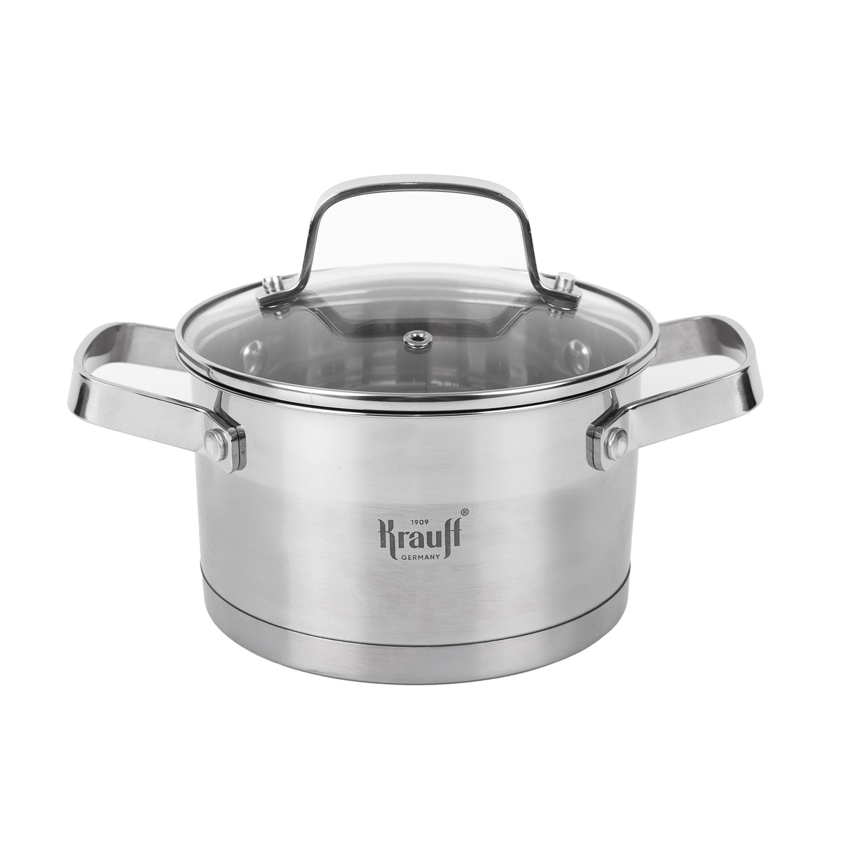 Каструля Krauff Charmant 1,9 л з нержавіючої сталі з кришкою