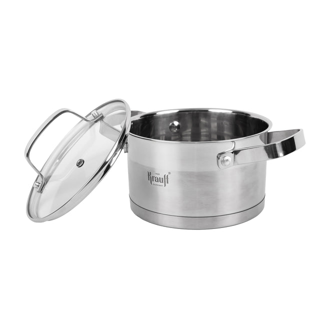 Каструля Krauff Charmant 1,9 л з нержавіючої сталі з кришкою