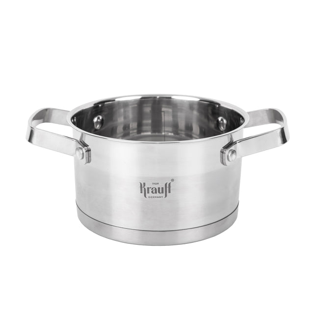 Кастрюля Krauff Charmant 1,9 л из нержавеющей стали с крышкой