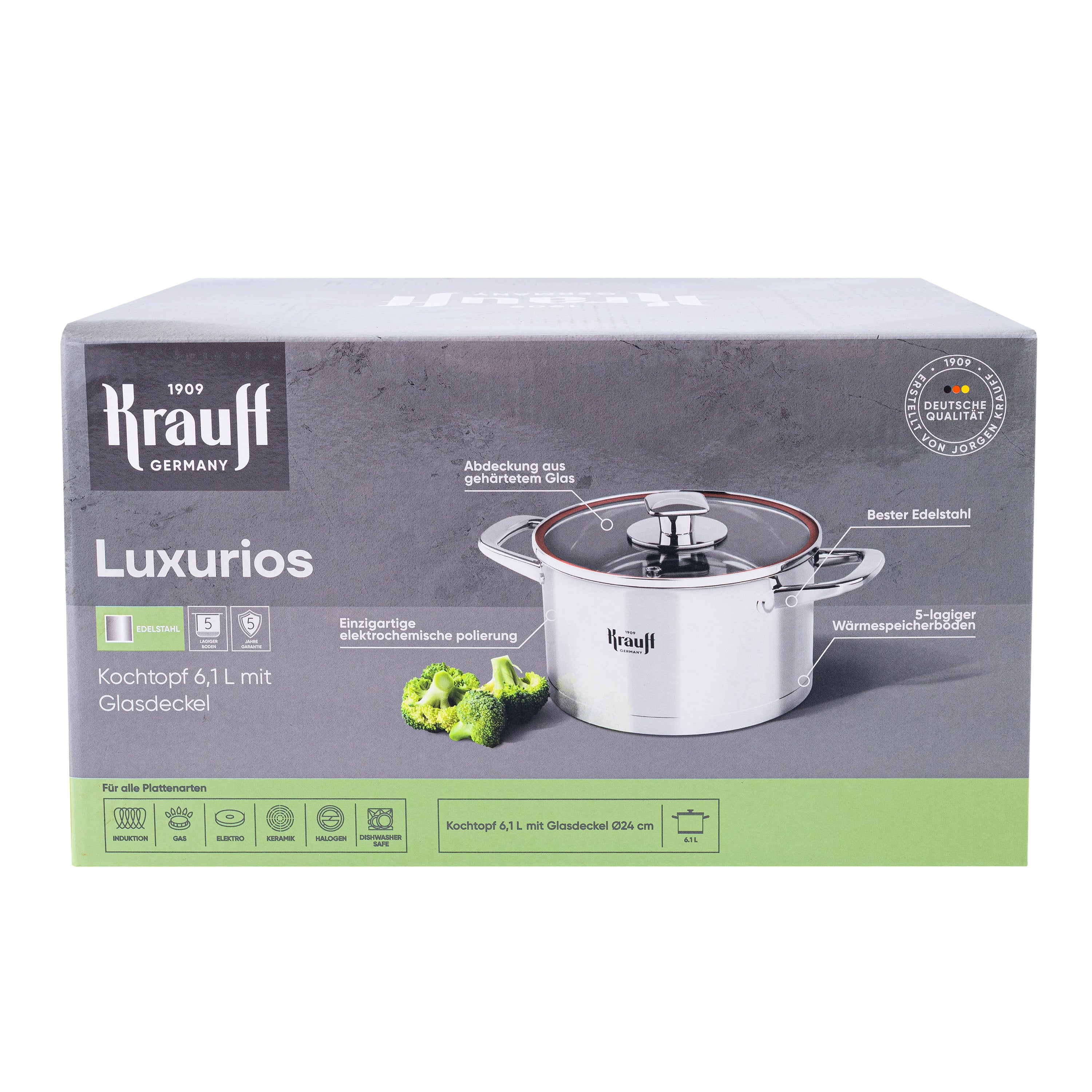 Каструля 6.1 л Prime Chef