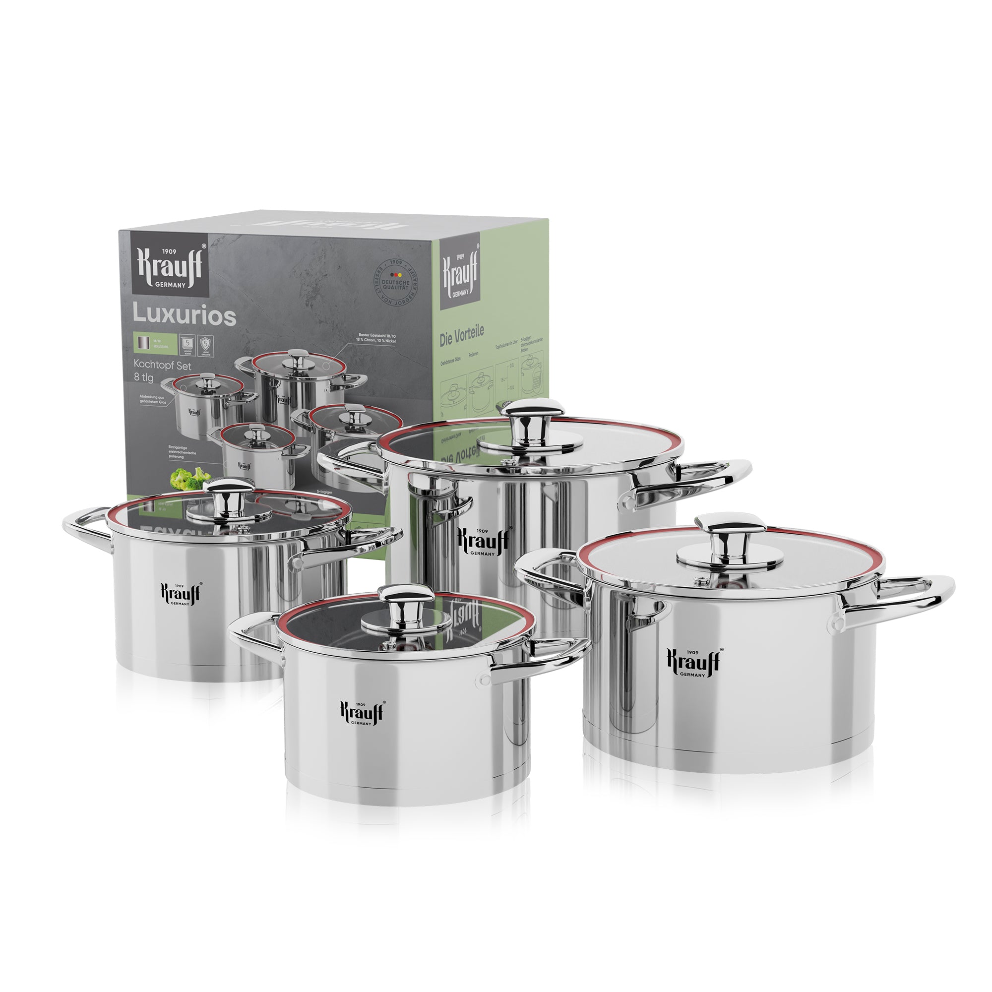 Набір посуду 8 предметів Luxuriоs