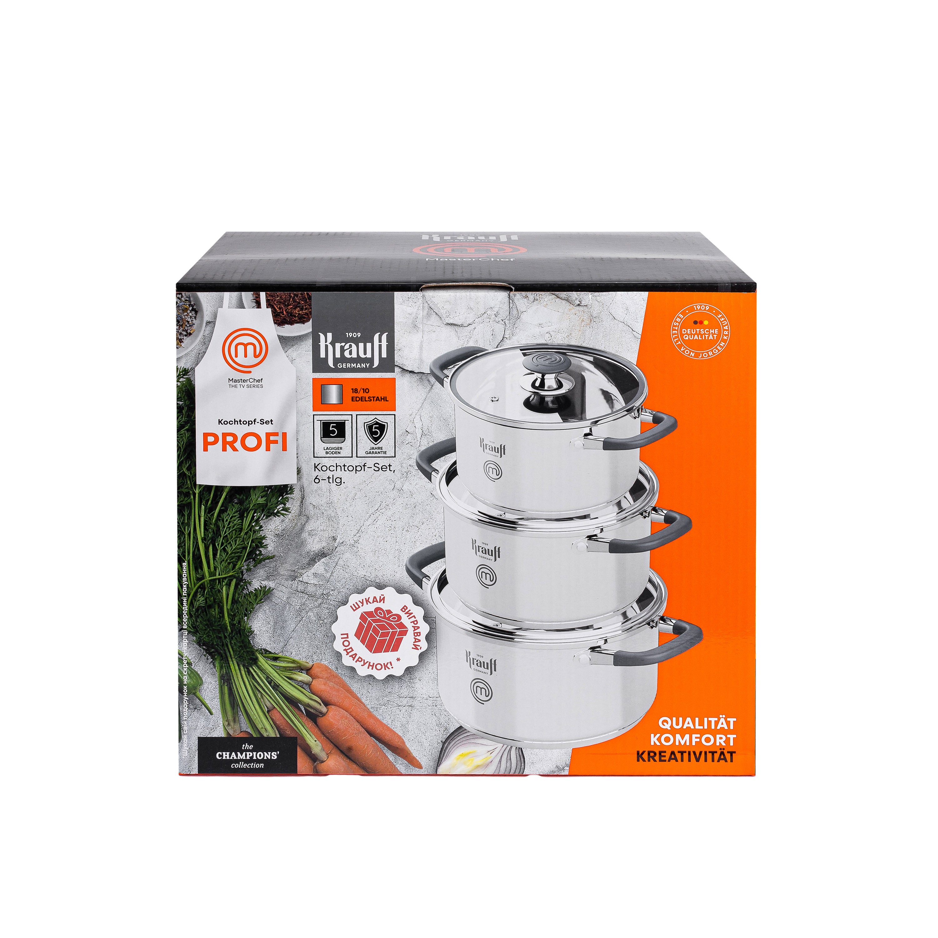 MasterChef 6-piece cookware set