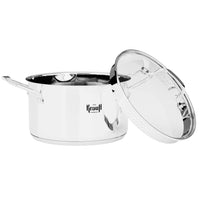 Кастрюля Cook&amp;Joy со стеклянной крышкой 3,5л