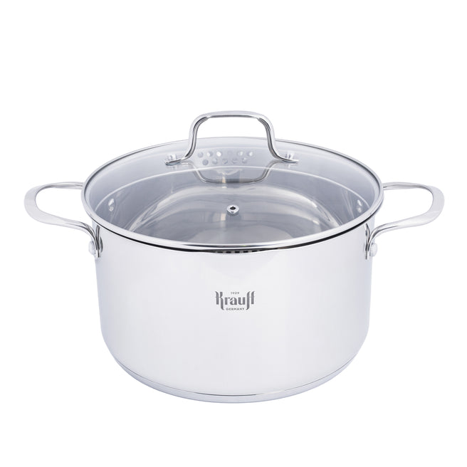 Кастрюля Cook&amp;Joy со стеклянной крышкой 5,8 л