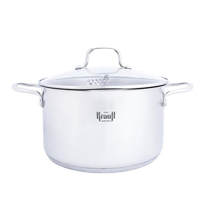 Кастрюля Cook&amp;Joy со стеклянной крышкой 5,8 л