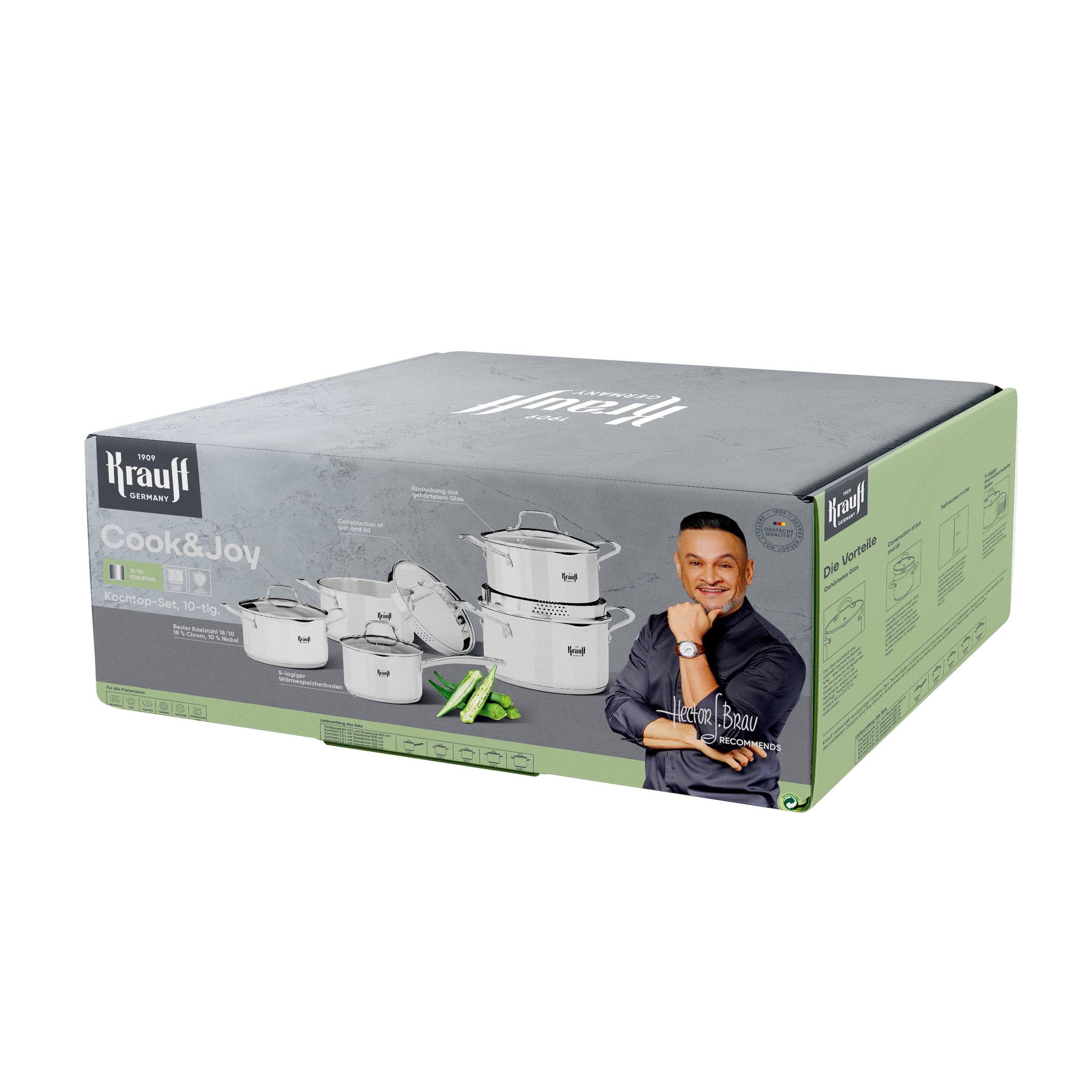 Набор посуды из 10 предметов Cook&amp;Joy